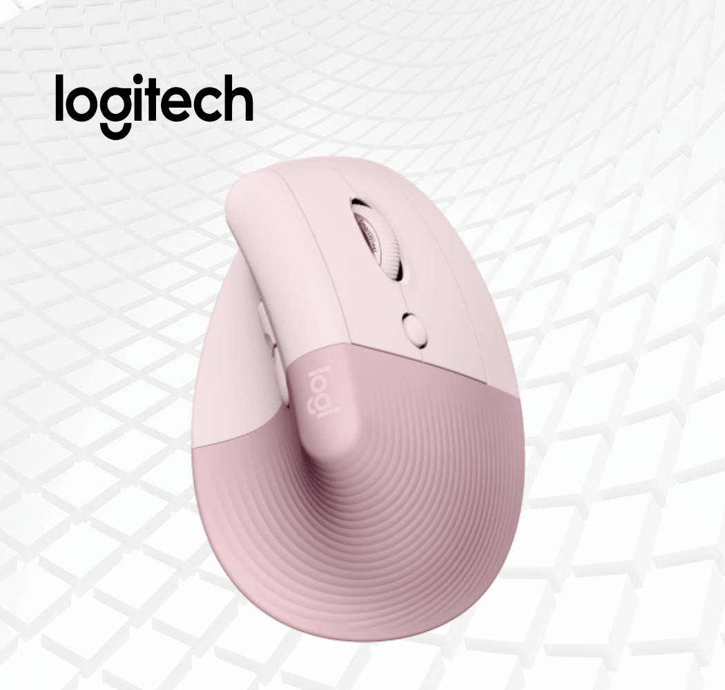 Logitech Lift Vertical Rosado Mouse Logitech Lift Vertical Rosado Mouse