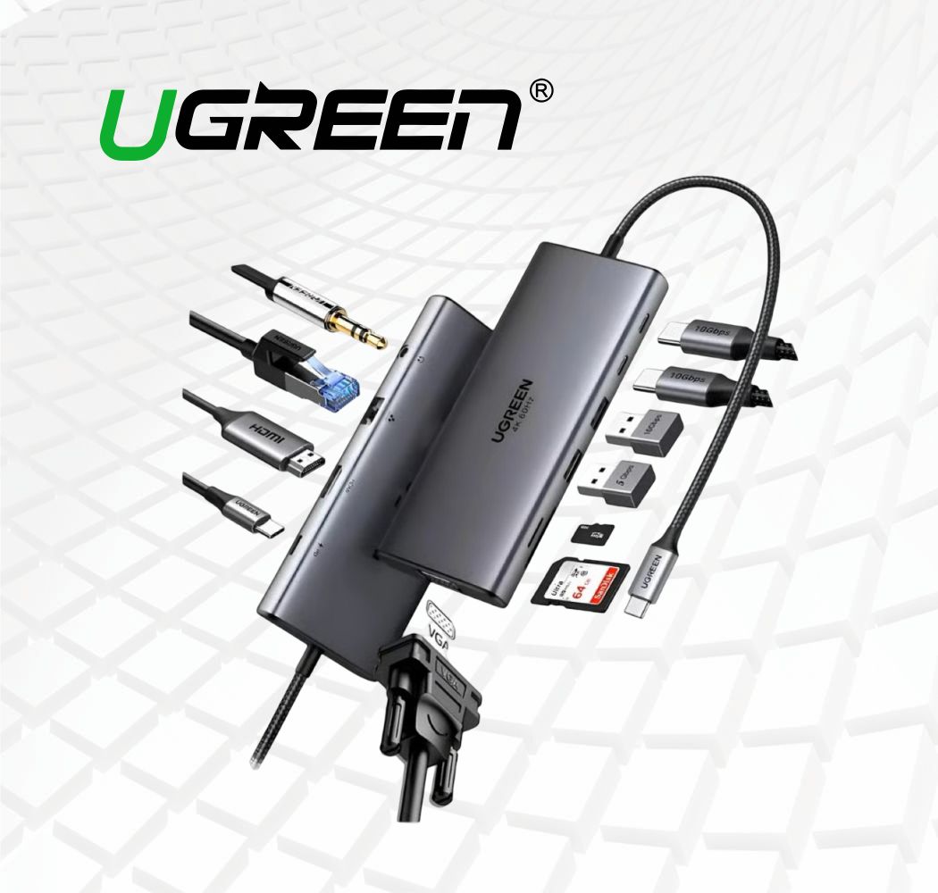 HUB MULTIFUNCION 11-EN-1 USB-C UGREEN 45520