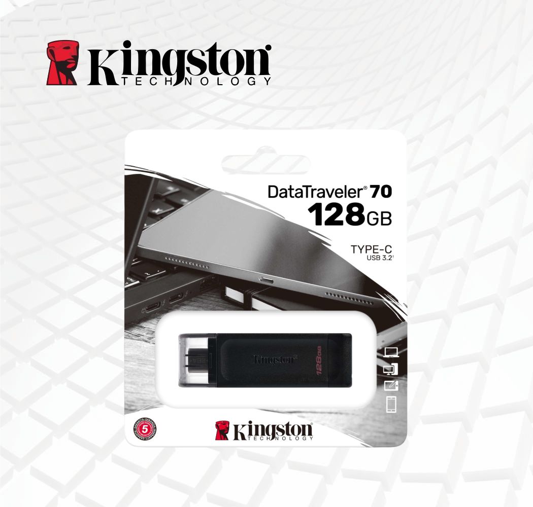 MEMORIA USB-C 128GB DataTraveler 70 KINGSTON DT70128GB