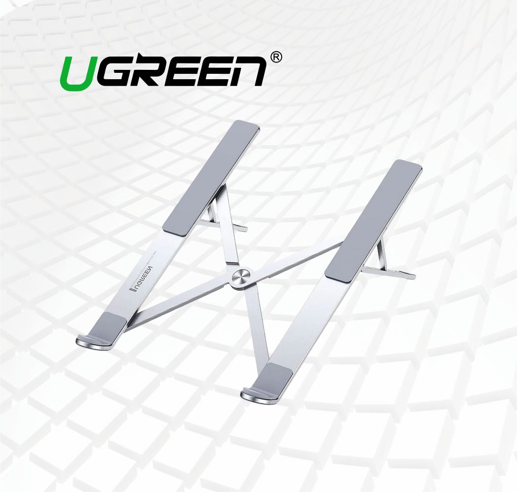 SOPORTE DE ALUMINIO PARA LAPTOP 17.3 AJUSTABLE 5 NIVELES UGREEN 40289