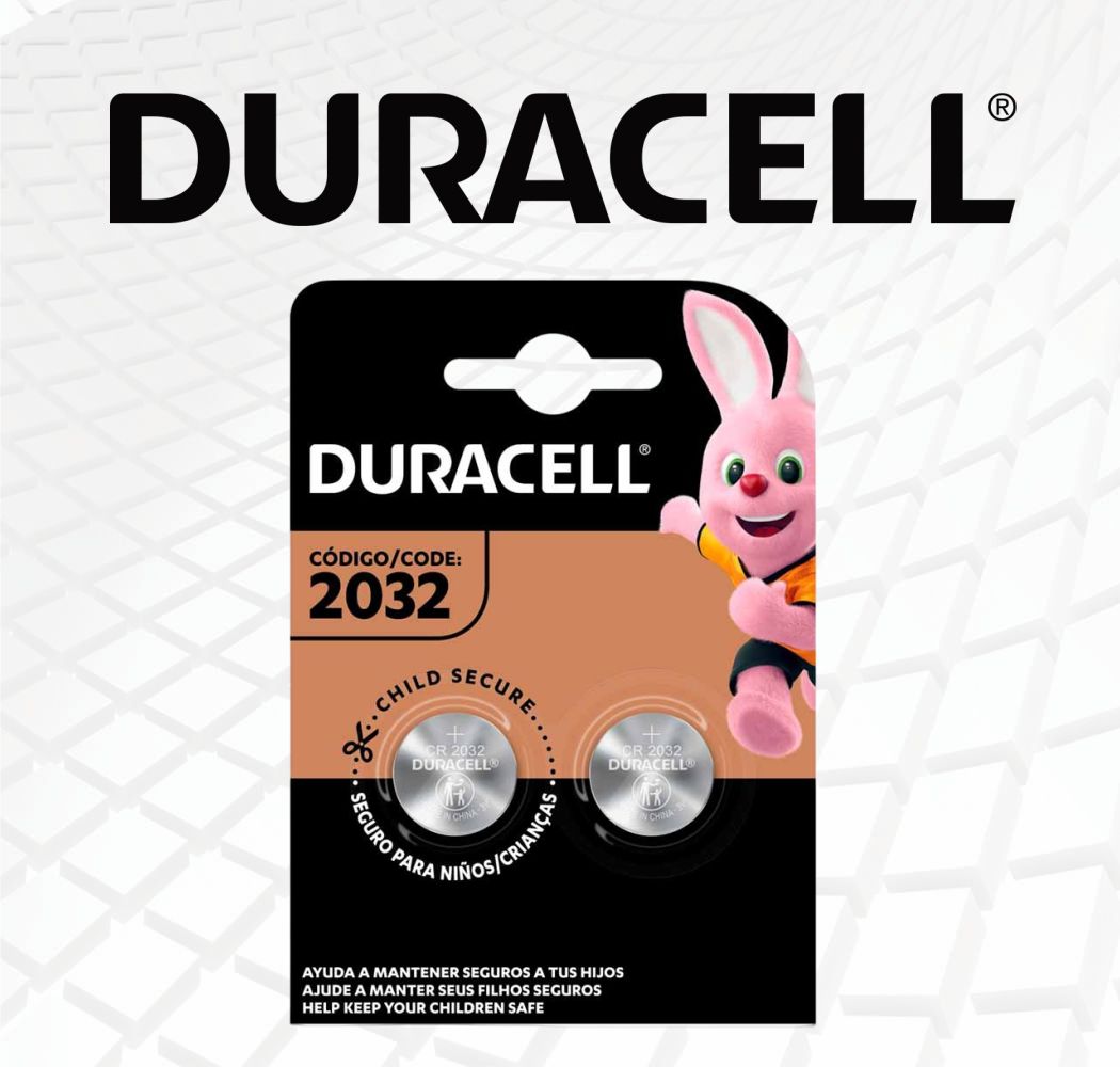BATERIA CR2032 3V Blister x 2 unid DURACELL