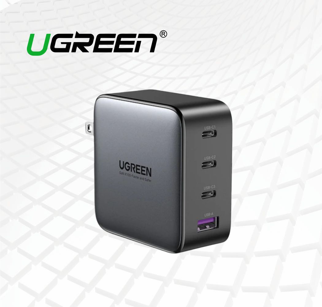 CARGADOR NEXODE 100w 4-en-1 1xUSB-A, 3xUSB-C UGREEN 40737