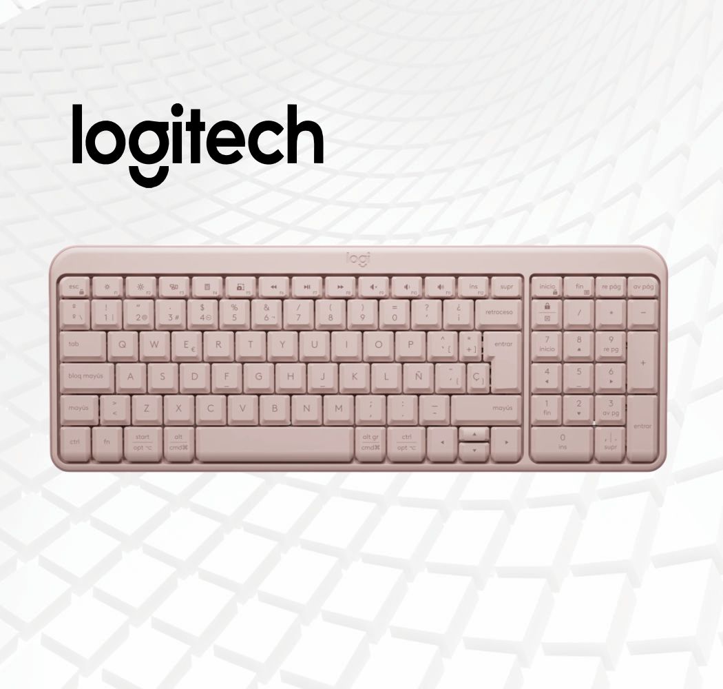 TECLADO K250 BLUETOOTH | COMPACTO, ESPAÑOL, ROSADO | LOGITECH-compressed