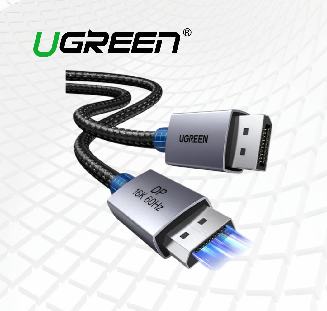 CABLE DISPLAYPORT (M) v2.1 | 8K@240Hz | AUDIO & VIDEO | UGREEN 55568